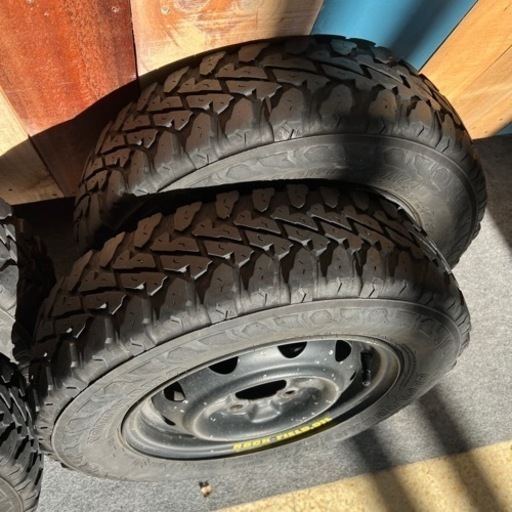 【中古】ヨコハマ ジオランダー M/T 145/80R12