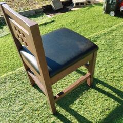 和風　椅子　4個の画像