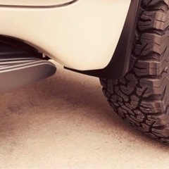 150プラド後期マッドガードの画像