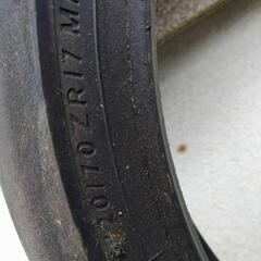 ハイグリップタイヤ　α-14 120/70ZR17 三部山　中古の画像