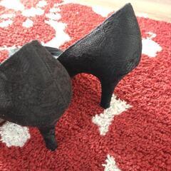 ヒール☆レース柄の画像