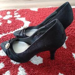 ヒール☆レース柄