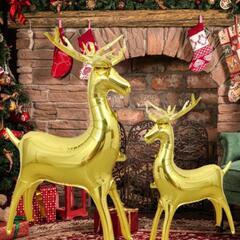 🎄クリスマス準備🎄トナカイ🦌特大バルーン🎈２個セット🎅🏻別カラー有︎💕