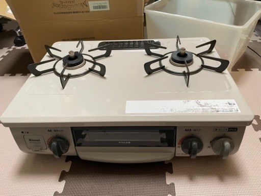 清掃済み　グリル未使用　Rinnai リンナイ  都市ガスコンロ RT34NJH7-CR  2021年製