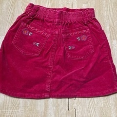 コーデュロイ　スカート　110  OshKosh ピンクの画像