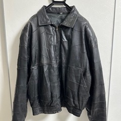50年ほど前の革ジャン(黒)