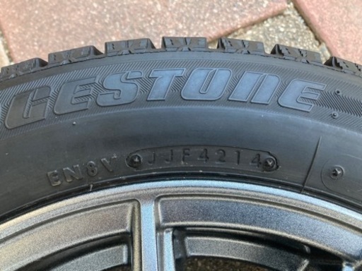 スタッドレスタイヤ ホイール4本セット ブリヂストン155/65R14 