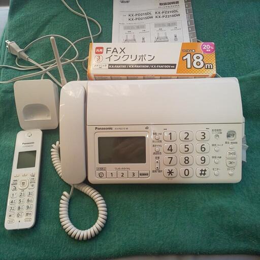ファクシミリ Panasonic  KX-PD215