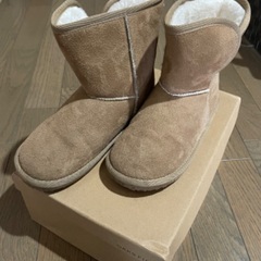 ムートンブーツ 22cm 2WAY♡キッズ　ベージュ