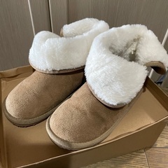 ムートンブーツ 22cm 2WAY♡キッズ　ベージュの画像