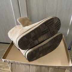ムートンブーツ 22cm 2WAY♡キッズ　ベージュの画像