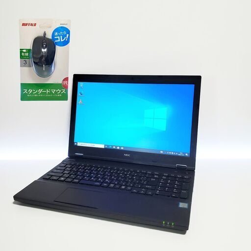 格安大特価 Corei5 新品SSD メモリ8 15.6型 Wi-Fi NEC ノートPC マウス付き 即使用可能 全国発送 キャッシュレス決済対応【5】