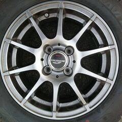 175/65R14 2017年43週 スタッドレスタイヤ アルミホイール付 グッドイヤー アイスナビ６の画像