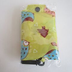 フクロウ　エコバッグ　フック付き
