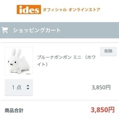 【お値下げ】ブルーナボンボン　ミニの画像