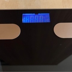 体重体組成計　黒（ブラック）の画像