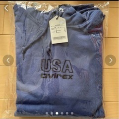 AVIREX ストレッチ プル パーカー【未使用】の画像