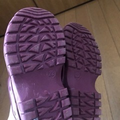 13cm さくらんぼ柄長靴の画像