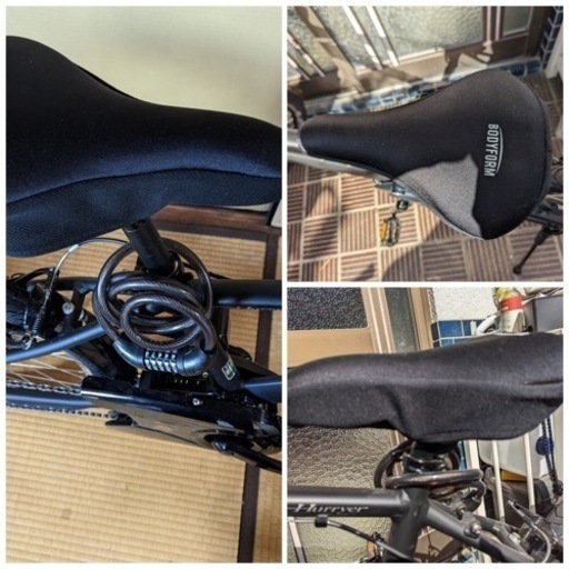 Panasonic電動自転車ハリヤ ◎マットブラック美品〈バッテリーは含みません〉