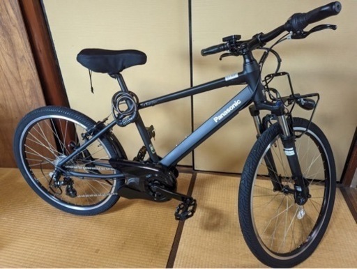 Panasonic電動自転車ハリヤ ◎マットブラック美品〈バッテリーは含みません〉
