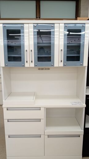 ★ジモティ割あり★ 内田工芸 レンジボード 白 H180×D42×W105 クリーニング済み TJ2919
