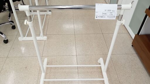 ★ジモティ割あり★  ハンガーラック 白 H89×D41×W75 クリーニング済み TJ2922