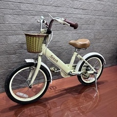 子供自転車、キッズ自転車16インチ、補助輪ありの画像