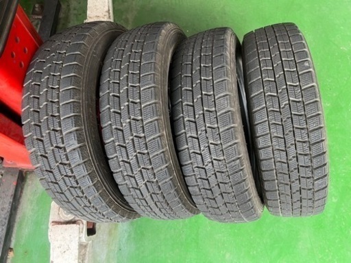 グッドイヤー　アイスナビ　スタッドレスタイヤ  サイズ　155/65R14 製造年　2021年20週➕2021年47週 4本セット 