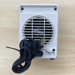 【REGASTOCK川崎店】ミニセラミックファンヒーター 300W ホワイト TS-301の画像