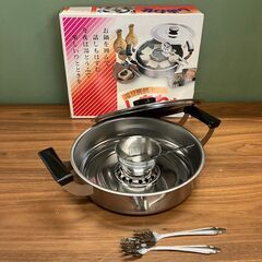 湯豆腐鍋セット「しあわせ」22cm/2.3L ステンレス鍋