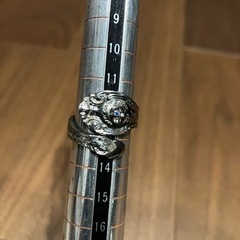 受け渡し予定あり　新品 指輪 リング シルバー925 ロジウム加工 スプーンリングの画像