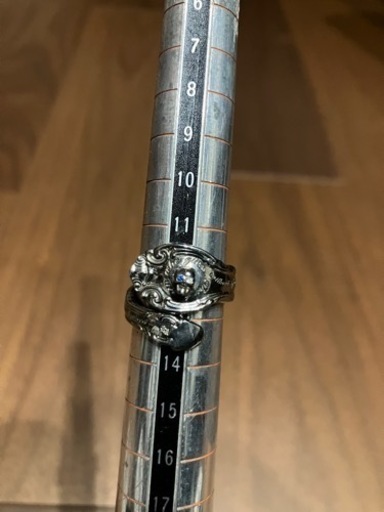 新品 指輪 リング シルバー925 ロジウム加工 スプーンリング