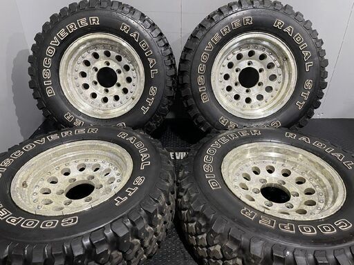 【COOPER DISCOVERER RADIAL 30×9.50R15】スパイクタイヤ【社外ホイール 15インチ 7J6HPCD139.7-14】深リム レンコンディッシュ MTM260