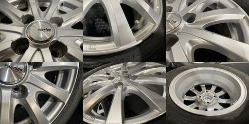 タイヤ未走行に近い【GOODYEAR ICENAVI7 175/70R14】スタッドレス【Weds ravrion 14インチ 5.5J4HPCD100+38】21年製 シエンタ等　(MTC383)