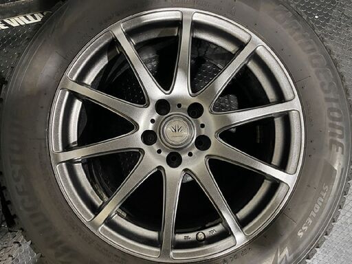 【BS DM-V3 235/60R18】スタッドレス【LOXARNY SPORT 18インチ 7.5J5HPCD114.3+42】20
