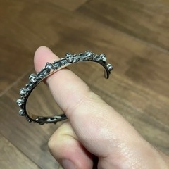 海賊旗　バングル　クロスボーン　シルバー925 新品　未使用の画像