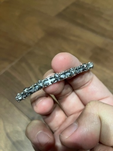 海賊旗　バングル　クロスボーン　シルバー925 新品　未使用