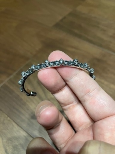 海賊旗　バングル　クロスボーン　シルバー925 新品　未使用