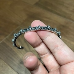 海賊旗　バングル　クロスボーン　シルバー925 新品　未使用の画像