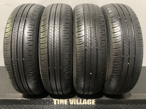 DUNLOP ENASAVE EC300+ 165/65R14 14インチ 夏タイヤ 4本 バリ溝 ルーミー トール ブーン タンク ブーン等　(TD156)
