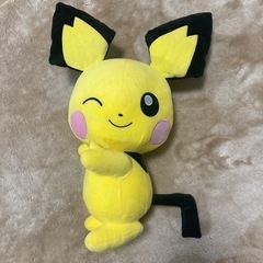 無料　ピチュー　ぬいぐるみ　美品　ゲーセン