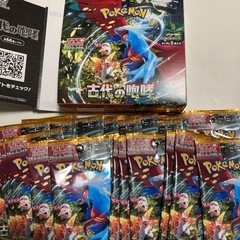ポケモンカード　古代の咆哮28パック box付