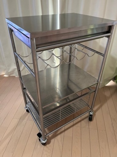 取引中】IKEAキッチンワゴン (ふむ) 屏風浦の家具の中古あげます・譲り