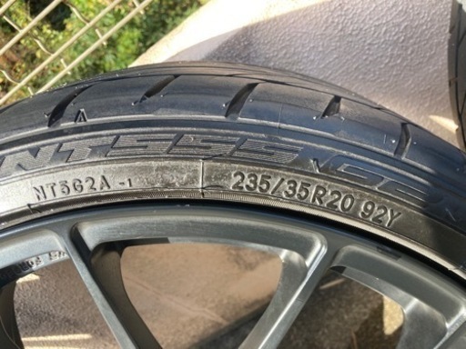 ☆美品　NITTO   国産タイヤ　20インチ　TWSホイール