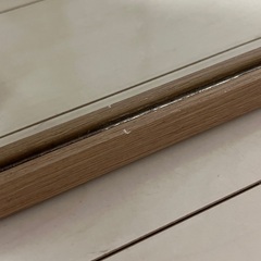 IKEA ウォールミラー STAVE ナチュラル 40×160cmの画像