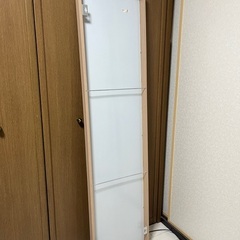 IKEA ウォールミラー STAVE ナチュラル 40×160cmの画像