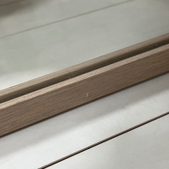 IKEA ウォールミラー STAVE ナチュラル 40×160cmの画像