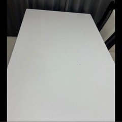 ダイニングテーブルホワイト直接引き取りに来てくれる方限定！の画像