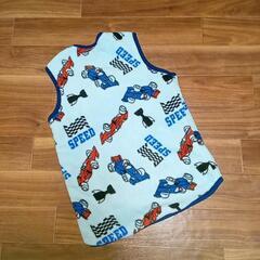 【120円】ボアベスト スリーパー 100-130cm 男の子部屋着の画像