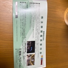 東急　株主優待券　1冊の画像